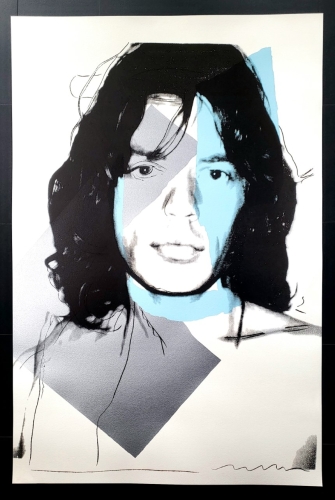 Andy Warhol - ANDY WARHOL - Mick Jagger 1975 - FS.II.138- SILKSCREEN