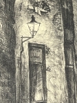 Guillaume Corneille - Petite rue dans Paris, premire lithographie de Corneille, 1943