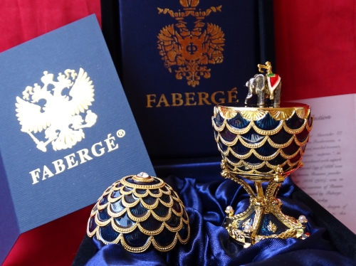 House of Faberge  - Imperial Egg - gold finished 24