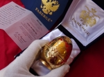 House of Faberge  - Imperial Egg - gold finished 24