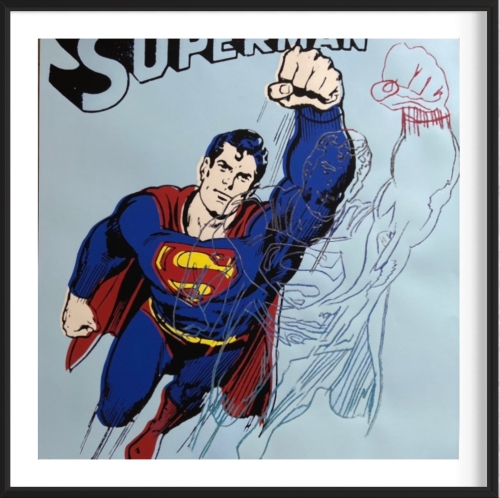 Andy Warhol - Andy warhol superman proof editie ongesigneerd