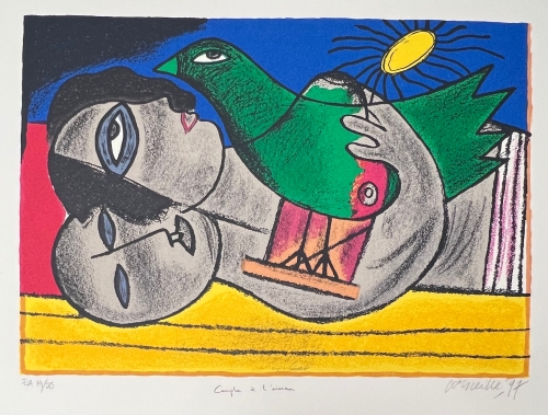 Guillaume Corneille - Litho gesigneerd 