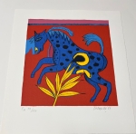 Guillaume Corneille - Le cheval bleu, 1986