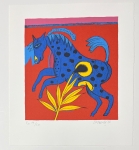 Guillaume Corneille - Het blauwe paard, 1986