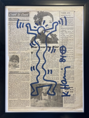 Keith Haring  - Nouvelles quotidiennes 1984 I