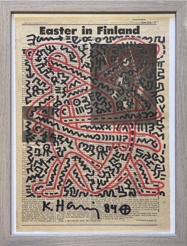 Keith Haring  - Nouvelles quotidiennes 1984 III