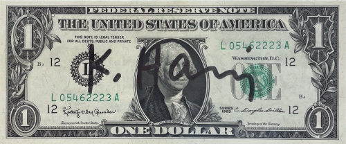 Keith Haring  - Dollar Bill II