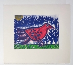 Guillaume Corneille - L'oiseau rouge, 1987