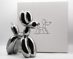 Jeff Koons - Grijze ballon hond
