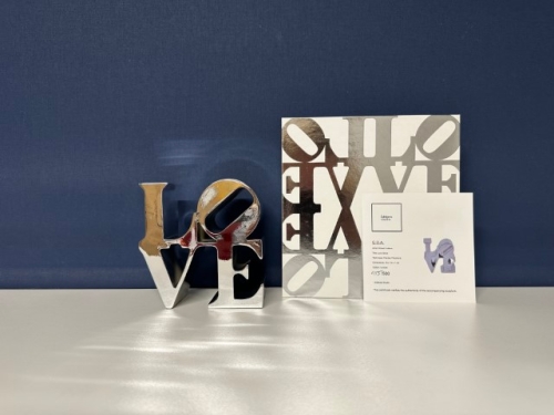 Robert Indiana (after) - LOVE - Robert Indiana After - Silver
