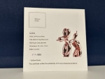 Jeff  Koons (after) - Jeff Koons Balloon Dog ROSE GOLD