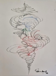 Paul Van Hoeydonck - Inkt-tekening