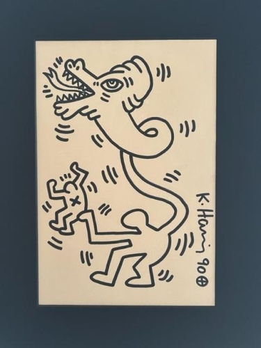 Keith Haring  - dragon