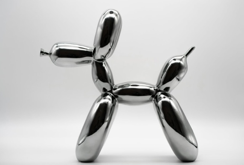 Jeff Koons - Gray balloon dog