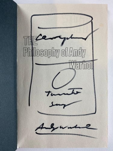 Andy Warhol - Original Drawing in Book