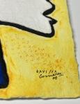 Guillaume Corneille - Aquagravure signe : La Menorah de la paix - 2008