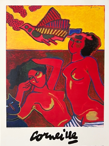 Guillaume Corneille - Grote poster met werkplaatsstempel: 