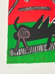 Guillaume Corneille - Litho gesigneerd : Mmoire de cuba et le chat noir