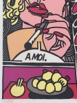 Franco Bonvi - Litho gesigneerd  :Van mij; injelist