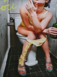 Hannes D'Haese - Woman on toilet (Thinking of you)
